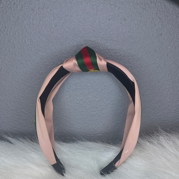 Stylish Pink and Green Headband - Picture 3 of 5